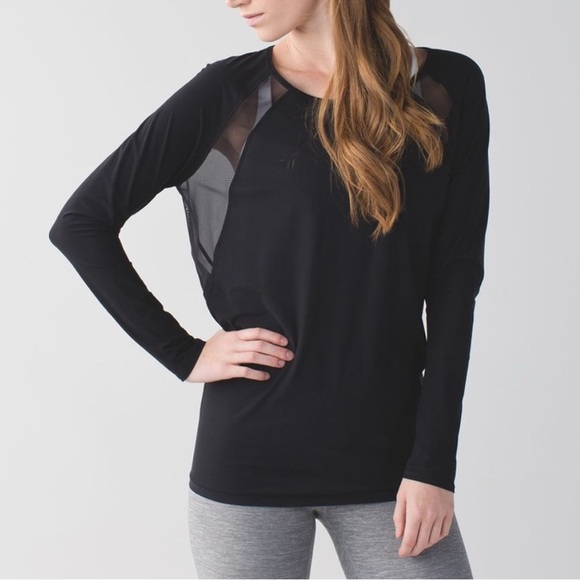 Lululemon If You're Lucky LongSleeve white sheer Top - Picture 11 of 11